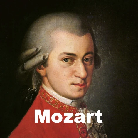 Memorica — Mozart-Karte mit Bild und Name (Themenwelt Berühmte Personen)